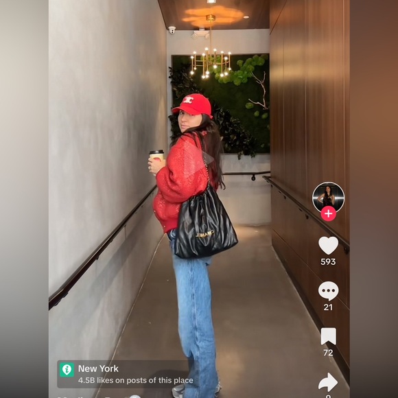 CELINE TRIOMPHE BASEBALL CAP IN COTTON - Picture 12 of 14